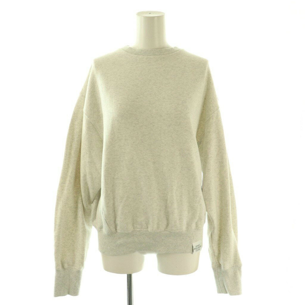 【中古】エミ emmi 24AW オーガニックロゴロングスウェット トレーナー プルオーバ...
