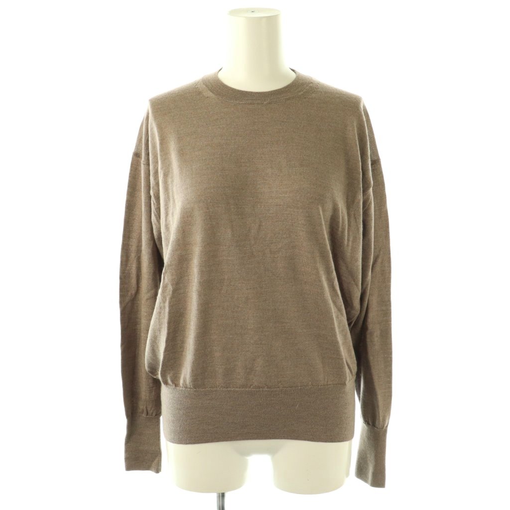 Three-Quarter Knit - 【中古】イレーヴ YLEVE カシミヤ混 ニット セーター プルオーバー シルクカシミヤ混 F モカブラウン /CX ■OS レディース 【ベクトル 古着】 260418