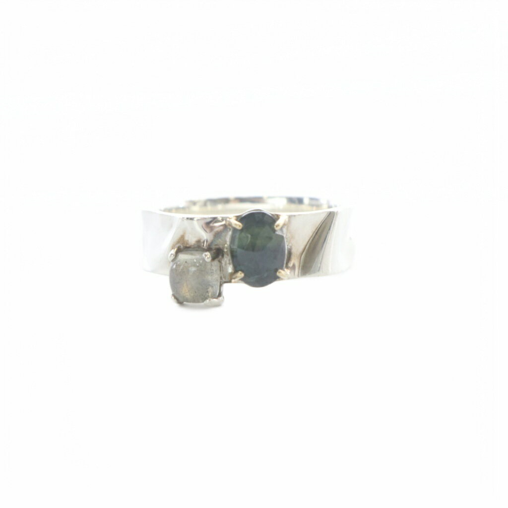 Other - 【中古】アガット agete 9月誕生石 シルバーサファイアリング 指輪 15号 シルバー /SR 【ベクトル 古着】 260511