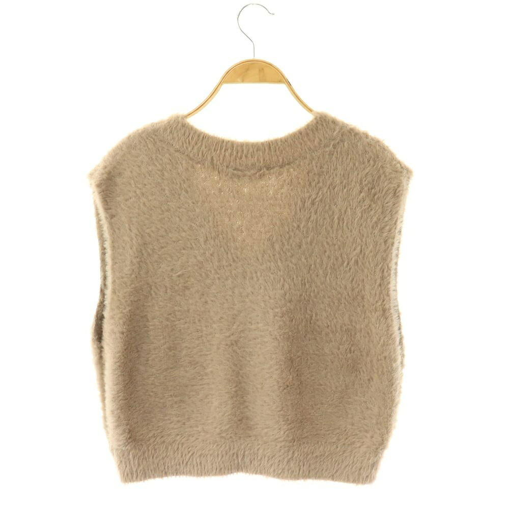 【中古】ロペピクニック ROPE Picnic ショートフェザーニットベスト F ベージュ /SY ■OS レディース 【ベクトル 古着】 260427 auc-vector-20885723 ブランド古着の買取販売ベクトル サンプル画像2