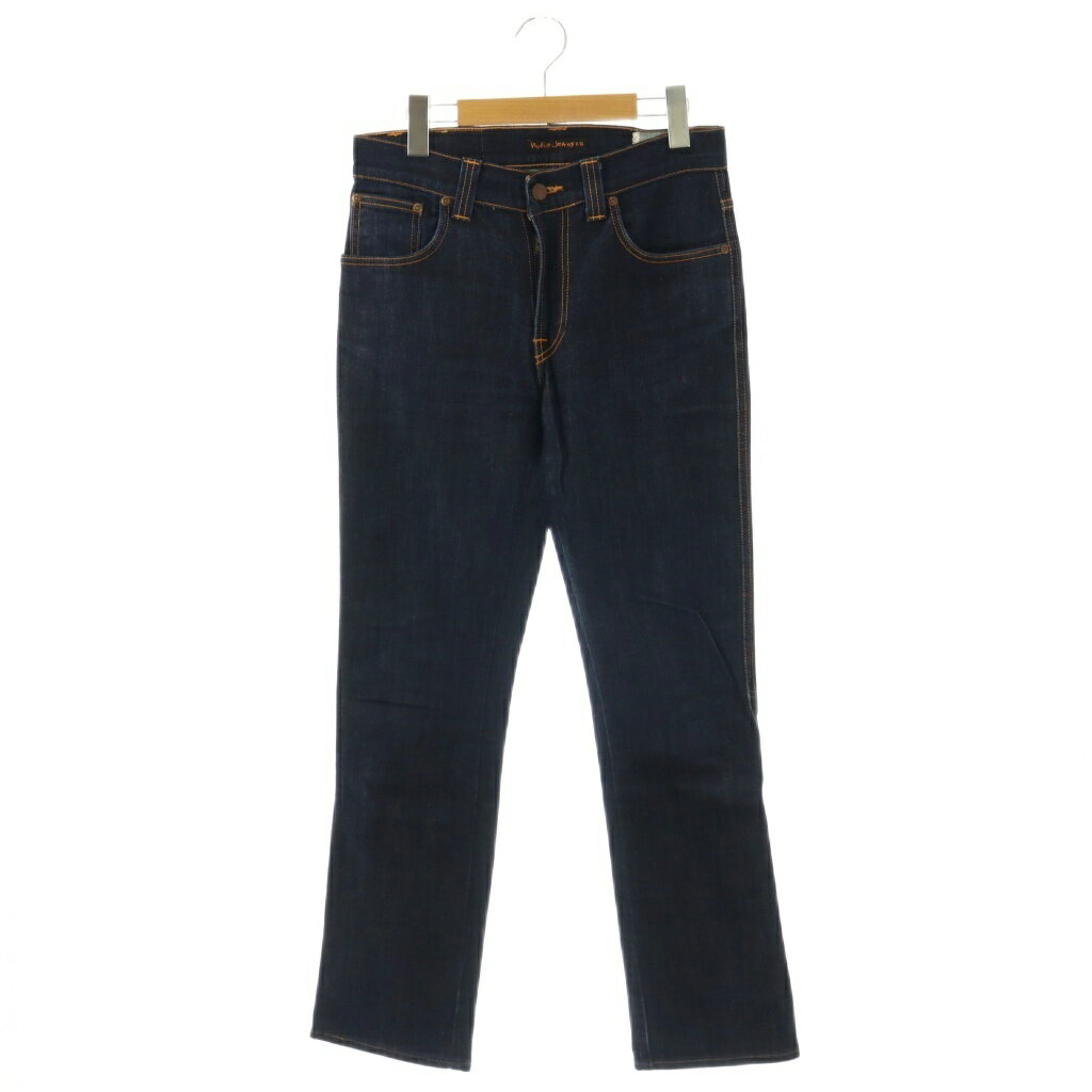 [Used] Nudie Jeans SLIM JIM Denim Pants Jeans Stretch 30 Navy /HK ■OS ■SH Men's [Vector Used Clothing] 260423