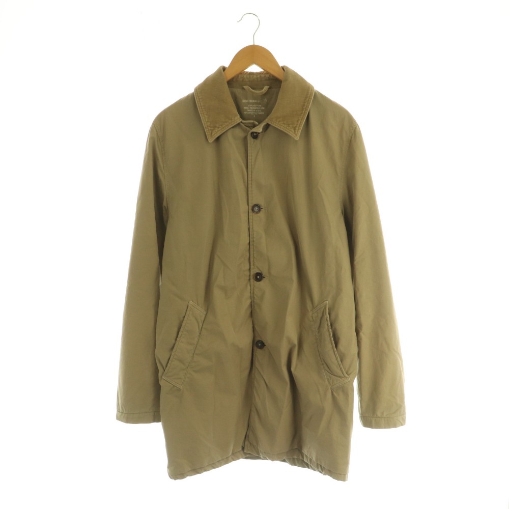 樂天商城 - 【中古】セーブカーキユナイテッド SAVE KHAKI UNITED ステンカラーコート S ベージュ /MI ■OS メンズ 【ベクトル 古着】 260427