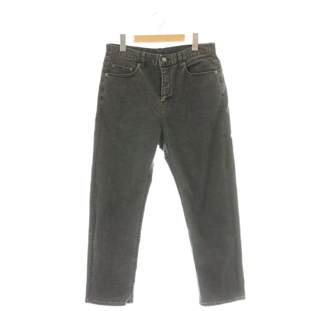 [Used] Deuxieme Classe Everyday I Like High-Waisted Denim Jeans, Size 38, Black /DF ■OS Women's [Vector Used Clothing] 260427