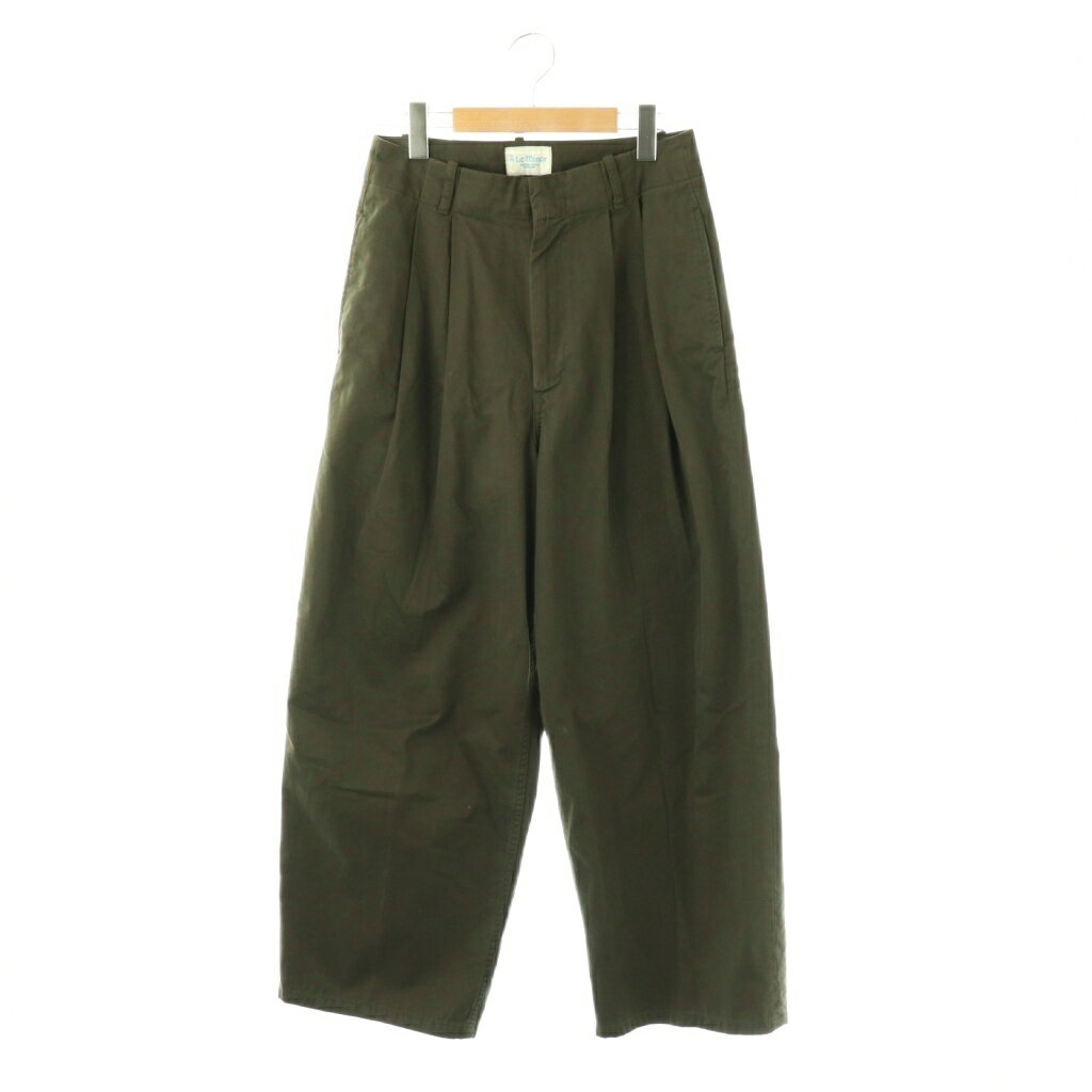 ルミノア Leminor 26SS CHINO PANTS パンツ LAppartement取り扱い チノ タック 25 カーキ /DO ■OS レディース  260427