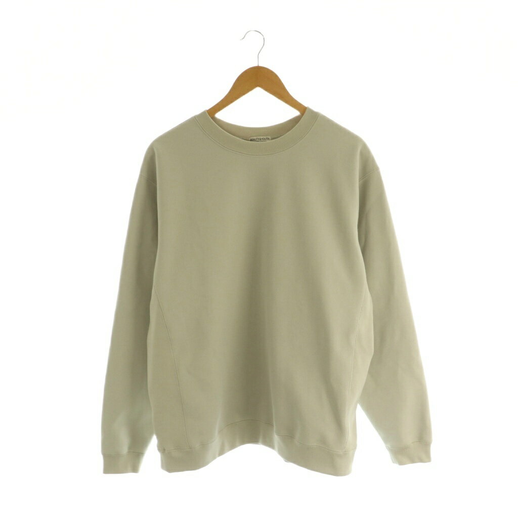 【中古】B&Y ユナイテッドアローズ BEAUTY&YOUTH ビューティー&ユース クレープ フリース クルーネック スウェット トレーナー 裏起毛 L グレー /MI ■OS レディース 【ベクトル 古着】 260427ブランドB&Y ユナイテッドアローズ BEAUTY&YOUTH ビューティー&ユース表記サイズL実寸サイズ身幅：56.5cm　着丈：69cm　ゆき丈：86cm　　素材本体 表側：ポリエステル ポリウレタン 裏側：ポリエステル（ポリウレタン樹脂加工） リブ部分：ポリエステル色グレー仕様裏起毛状態使用感が少なく、かなり状態の良い商品です。 ※あくまでも中古品ですので掲載写真や記載内容をご確認いただき、ご理解の上ご購入ください。商品のお問い合わせの回答を休止しております。＊各商品ページの商品詳細等をご確認の上ご購入ください。【中古】B&Y ユナイテッドアローズ BEAUTY&YOUTH ビューティー&ユース クレープ フリース クルーネック スウェット トレーナー 裏起毛 L グレー /MI ■OS レディース 【ベクトル 古着】 260427状態ランク　”A”詳細については、下記および「状態ランクについて」ページをご覧ください。未使用・新品の商品ほぼ新品同様の商品使用感が少なく、かなり状態の良い商品使用感はあるが、傷や汚れの少ない商品使用感の他、傷や汚れが見られる商品かなり大きな傷みがある難あり商品※S〜CランクはUSED品となりますので、使用感をご理解の上でご入札下さい。状態ランクについてinformationブランドB&Y ユナイテッドアローズ BEAUTY&YOUTH ビューティー&ユース表記サイズL実寸サイズ身幅：56.5cm　着丈：69cm　ゆき丈：86cm　　素材本体 表側：ポリエステル ポリウレタン 裏側：ポリエステル（ポリウレタン樹脂加工） リブ部分：ポリエステル色グレー仕様裏起毛状態使用感が少なく、かなり状態の良い商品です。 ※あくまでも中古品ですので掲載写真や記載内容をご確認いただき、ご理解の上ご購入ください。商品のお問い合わせの回答を休止しております。＊各商品ページの商品詳細等をご確認の上ご購入ください。本商品は一点物です他サイトや店舗にて販売している商品です。多少のお時間差にて欠品になることもございます。予めご了承頂ますようお願い致します。ベクトル・サイズガイドはこちらこの商品と同じブランドの商品を見る