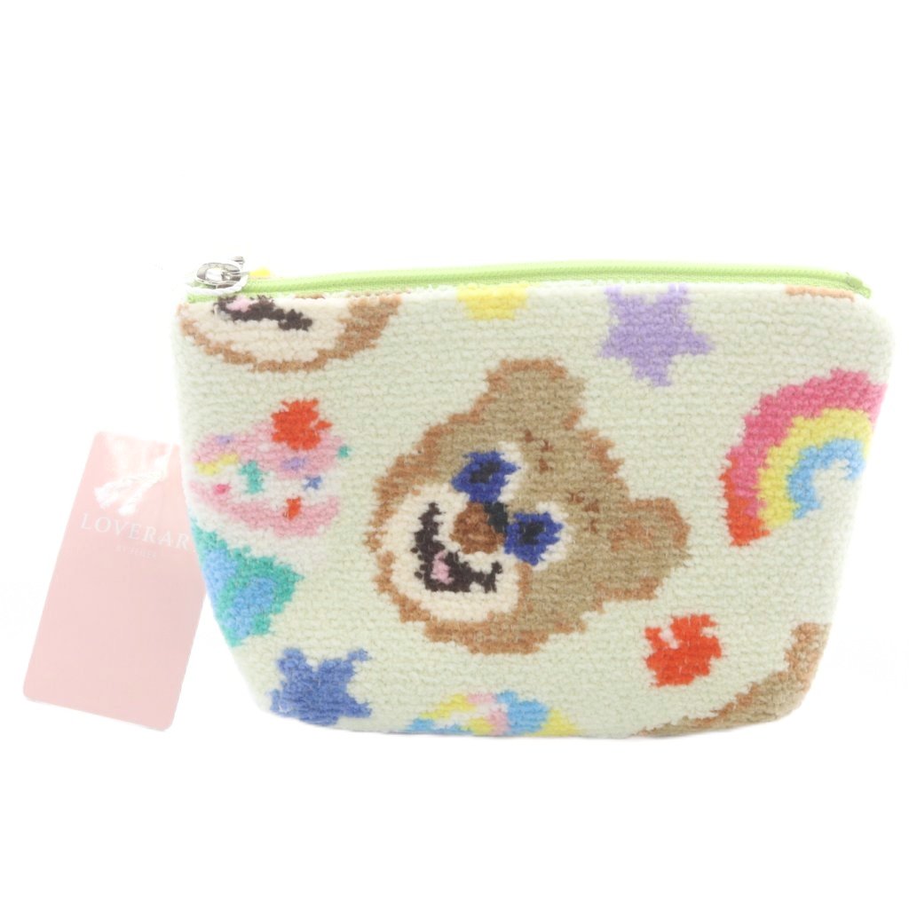 【中古】未使用品 フェイラー FEILER ラブラリーバイ ハッピーポップニコ ポーチ 黄緑 グリーン /SR レディース 【ベクトル 古着】 260427