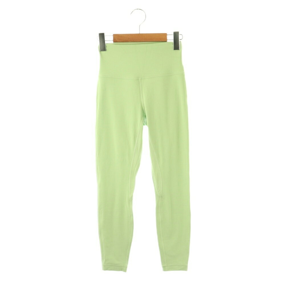 【中古】ルルレモン lululemon ヨガウェア レギンスパンツ レギパン スキニー ミントグリーン /ES ■OS レディース 【ベクトル 古着】 260508