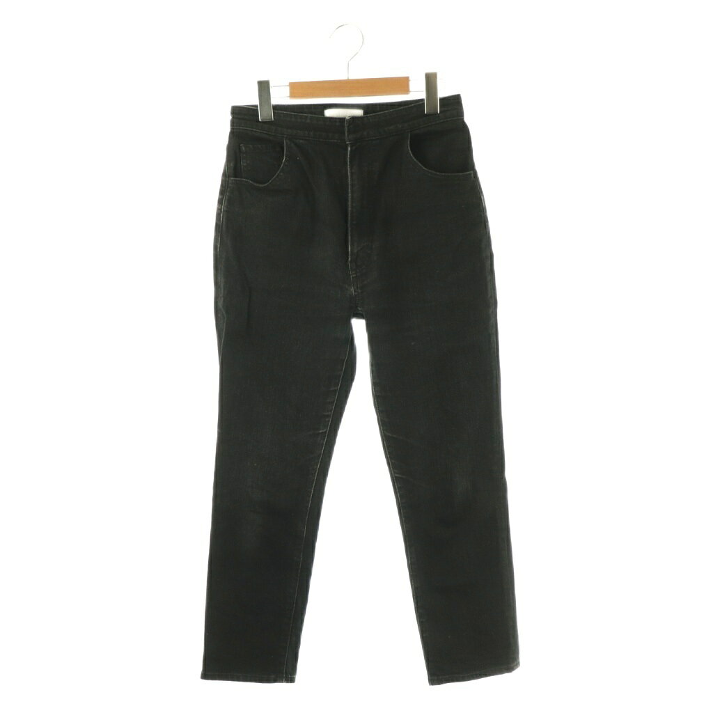 [Used] CELFORD High-rise stretch tapered denim jeans, size 38, black /ES ■OS Women's [Vector Used Clothing] 260502