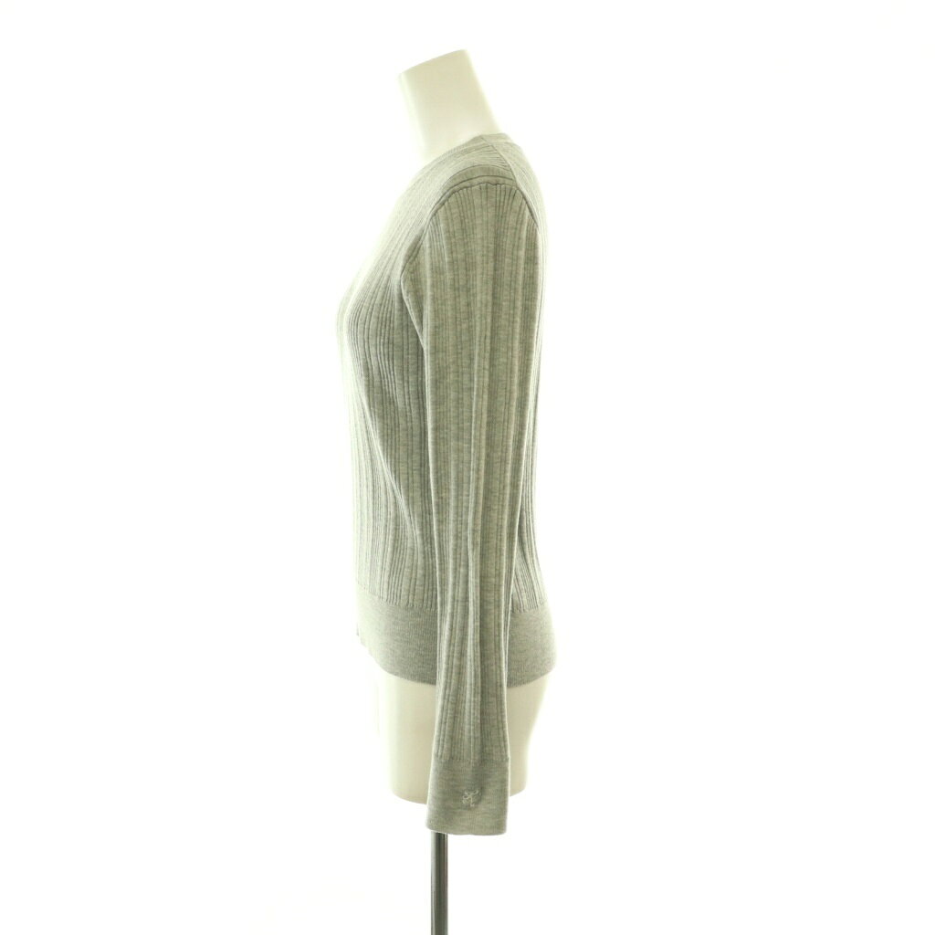 【中古】ロペピクニック ROPE Picnic シルク混 ワンポイントニットプルオーバー セーター 長袖 38 グレー /HS ■OS レディース 【ベクトル 古着】 260507 auc-vector-20902959 ブランド古着の買取販売ベクトル サンプル画像3