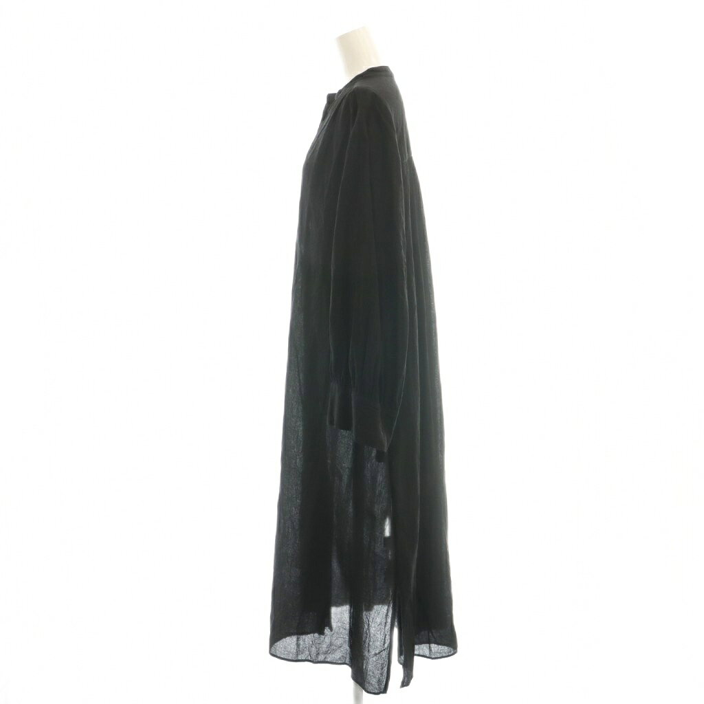【中古】ミラオーウェン Mila Owen ワイドスリーブギャザーロングシャツワンピース 長袖 F 黒 ブラック /SY ■OS レディース 【ベクトル 古着】 260507 auc-vector-20907001 ブランド古着の買取販売ベクトル サンプル画像3