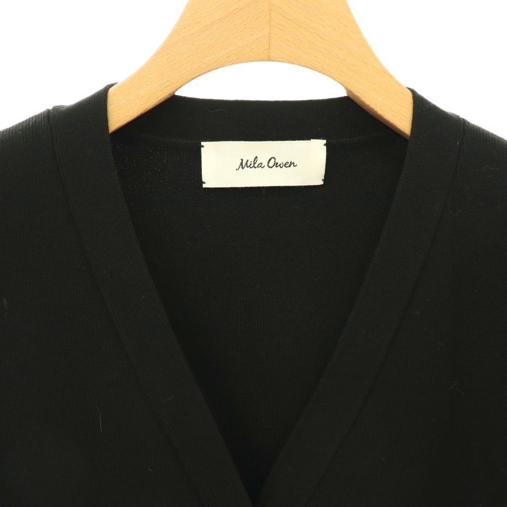 【中古】ミラオーウェン Mila Owen 25SS Vネックプルオーバーニットベスト 前開き 1 ブラック /HK ■OS レディース 【ベクトル 古着】 260507 auc-vector-20910772 ブランド古着の買取販売ベクトル サンプル画像3