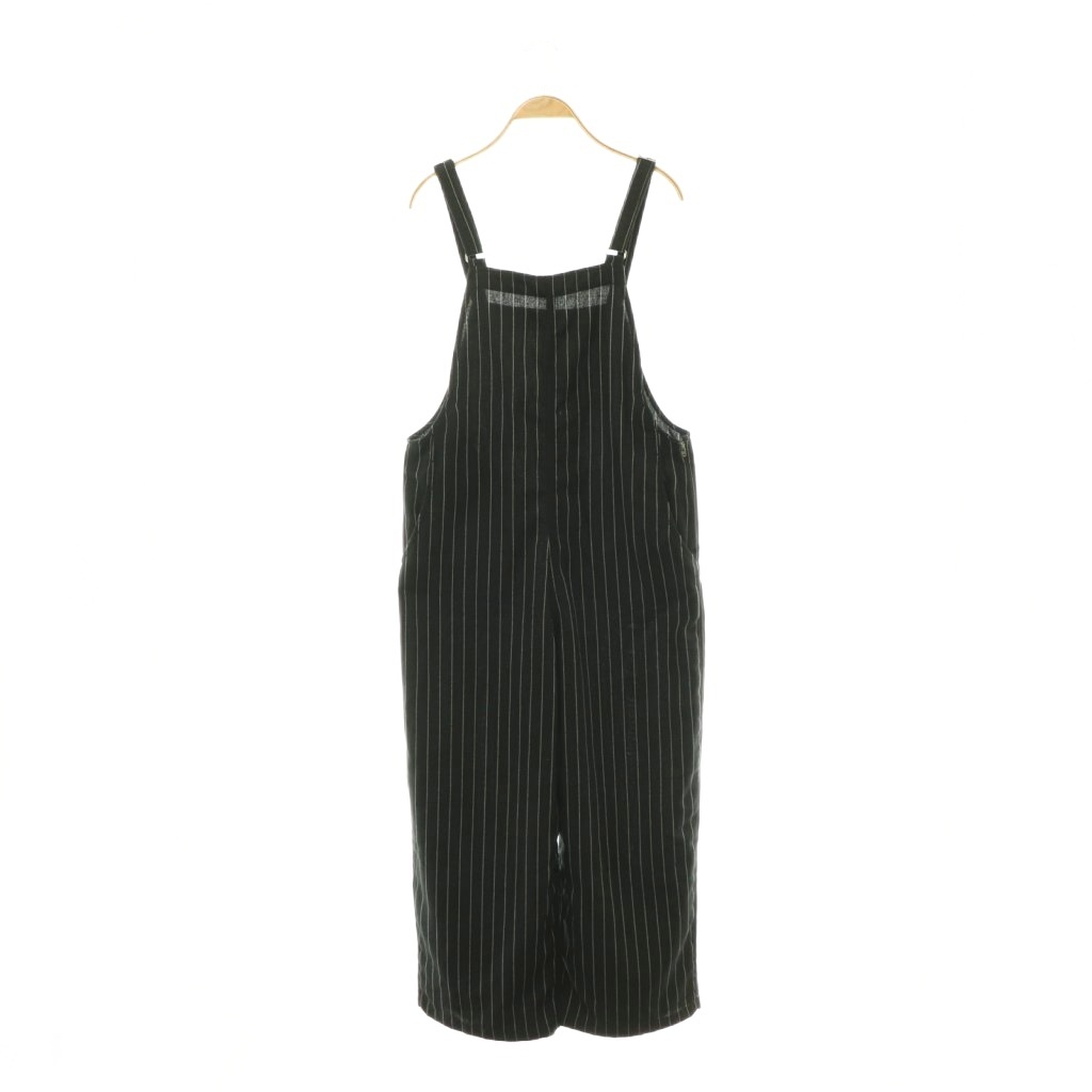 シンプリシテェ SIMPLICITE 24SS ナローストラップタンカースサロペット コンビネゾン リネン混 黒 ブラック /HS ■OS レディース  260507