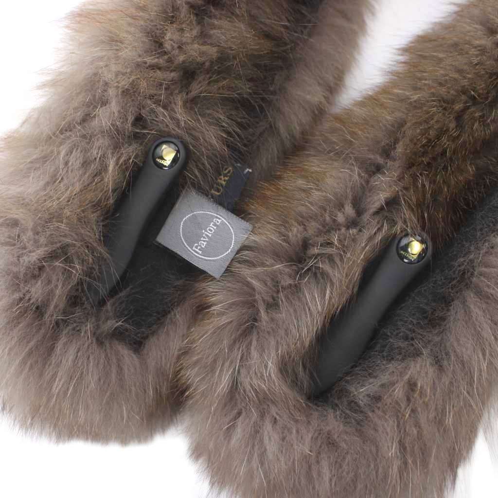 【中古】サガファーズ SAGA FURS ティペット フォックスファー ダークブラウン /RI...