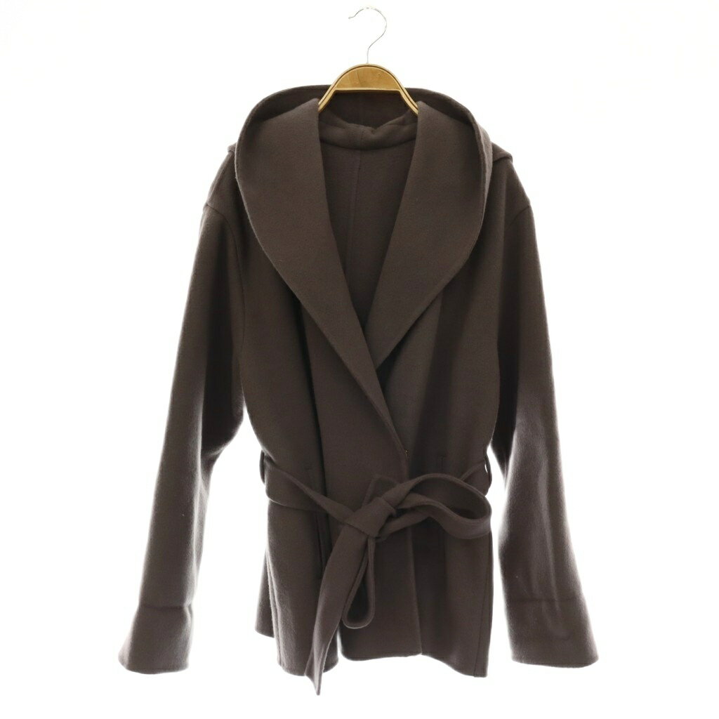 【中古】ジャスグリッティー JUSGLITTY 2wayミドルコート アウター フード 2 チャ...
