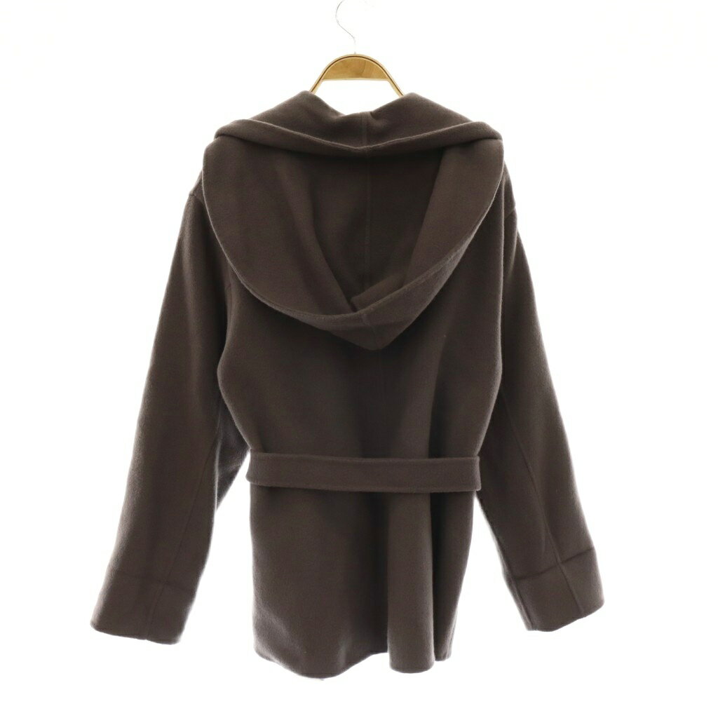 【中古】ジャスグリッティー JUSGLITTY 2wayミドルコート アウター フード 2 チャ...
