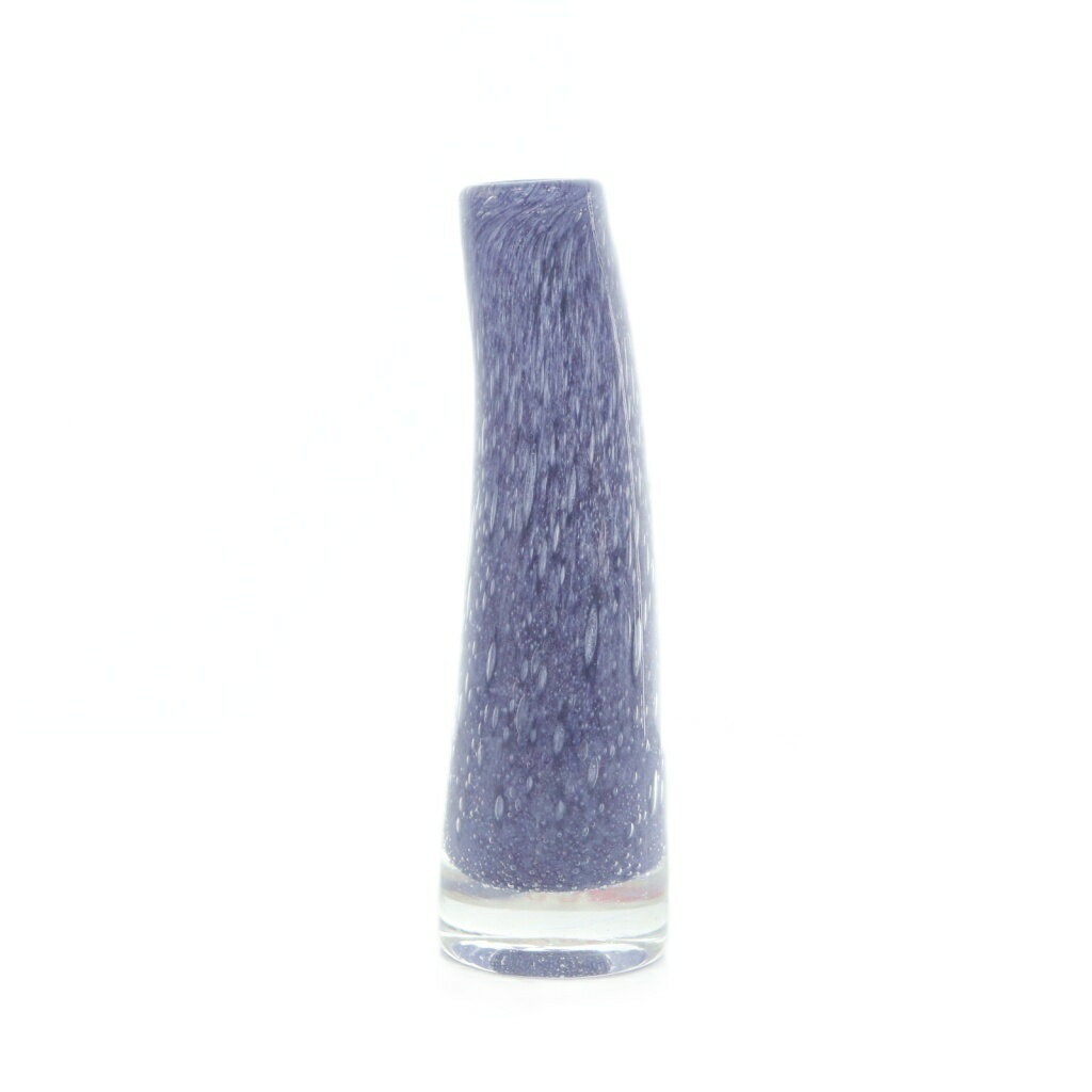 【中古】ヘンリーディーン Henry Dean DEANFLOWERS フラワーベース 花瓶 ガラス 気泡デザイン 青 /MI ■OS その他 【ベクトル 古着】 260522