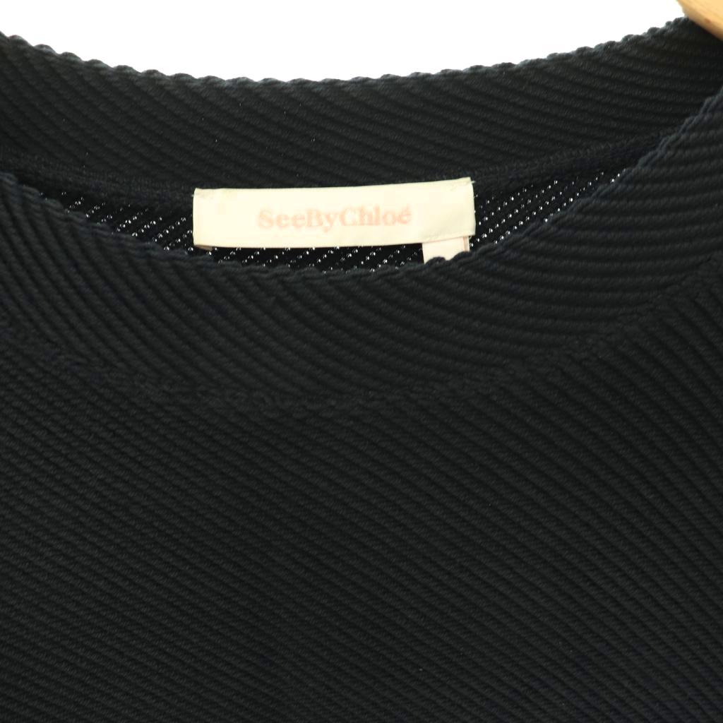 【中古】シーバイクロエ SEE BY CHLOE カットソー 袖切替 リボン 長袖 S 紺 ネイビー /HS ■OS レディース 【ベクトル 古着】 260520 auc-vector-20963166 ブランド古着の買取販売ベクトル サンプル画像3