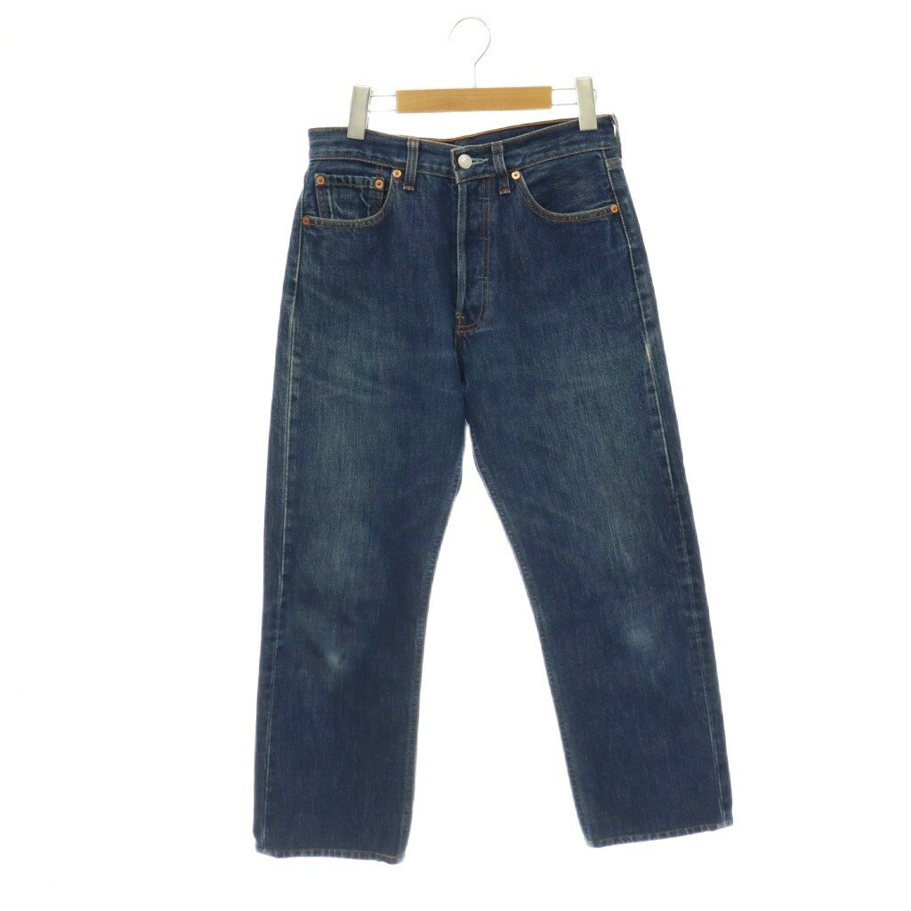 [중고] 리바이스 Levi 's 501 데님 팬츠 청바지 버튼 플라이 29 블루 / HK ■ OS 레이디스 [벡터 헌 옷] 260525
