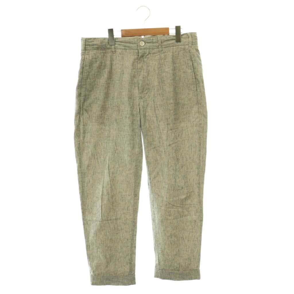 エンジニアードガーメンツ Engineered Garments リネンコットンドロストパンツ テーパード ロールアップ S グレー /HS ■OS ■SH メンズ  260525