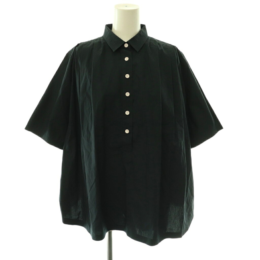 樂天商城 - 【中古】オールドイングランド OLD ENGLAND 半袖シャツ 前開き タック 34 ネイビー /DO ■OS レディース 【ベクトル 古着】 260526