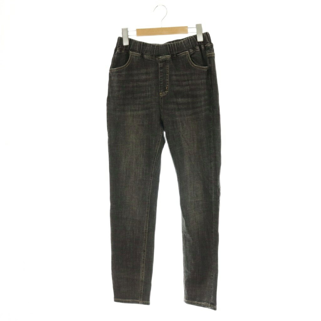 【中古】ビアズリー BEARDSLEY ガリャルダガランテ 25AW デニムパギンス ジーンズ スリムスキニー イージー 2 ブラック /ES ■OS レディース 【ベクトル 古着】 260611