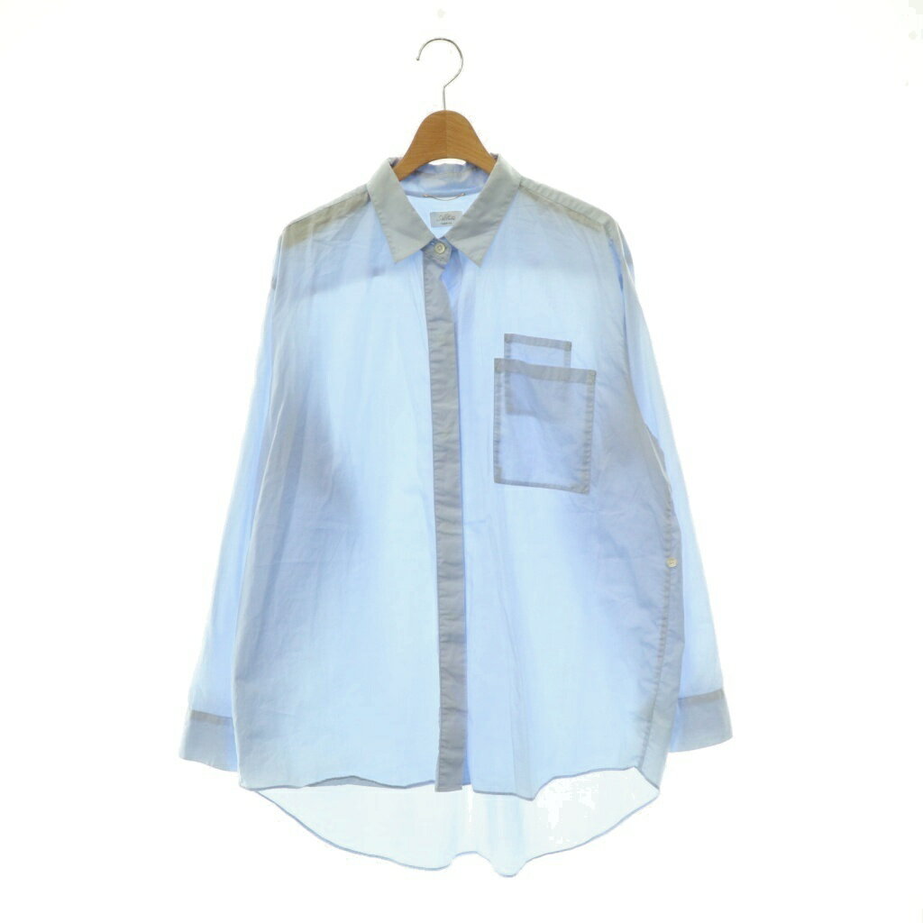 アパルトモン ドゥーズィエムクラス L'Appartement DEUXIEME CLASSE 24AW Elegant Shirts シャツ エレガント オーバーサイズ 長袖 ライトブルー /HS ■OS レディース  260610