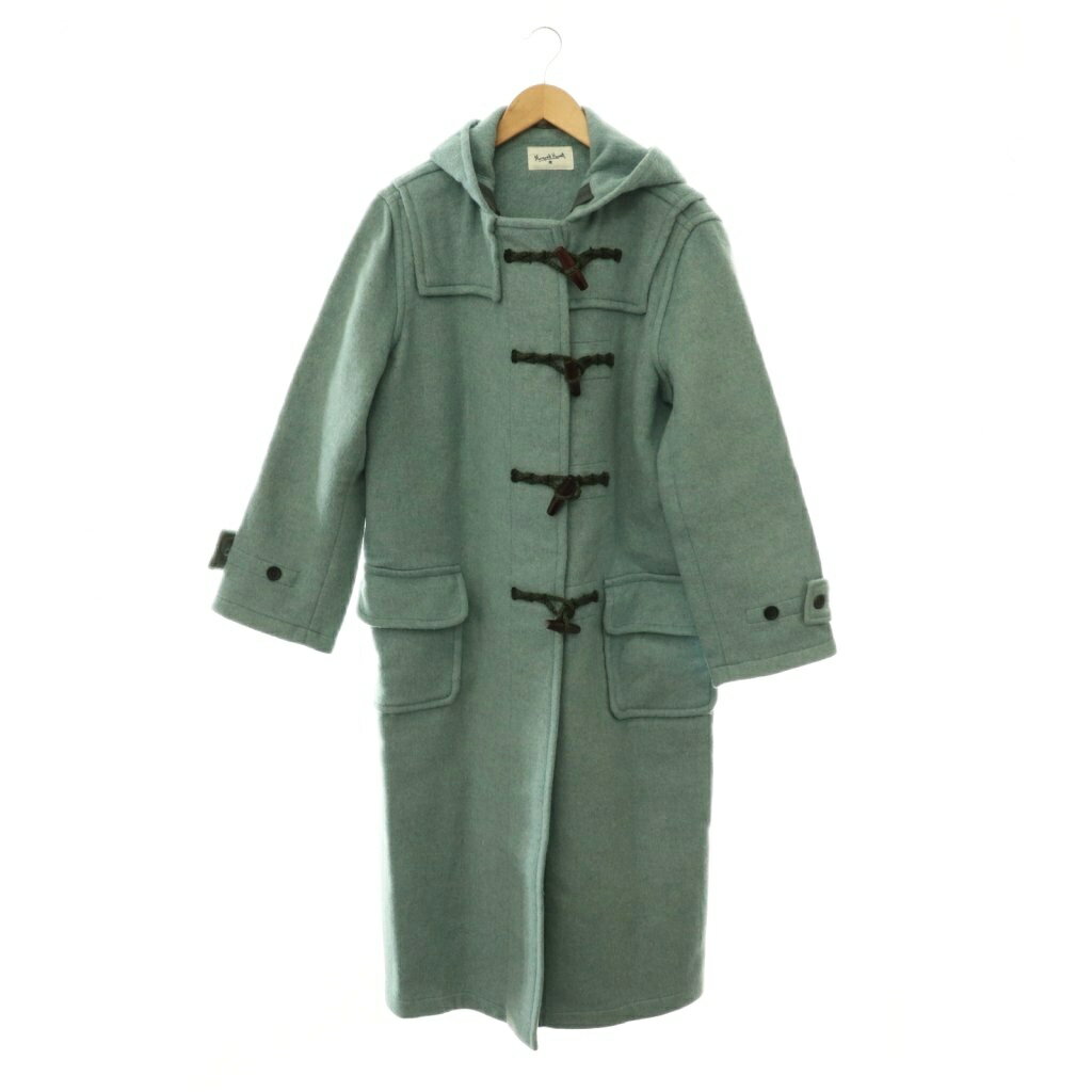 【中古】マーガレットハウエル MARGARET HOWELL ウール ダッフルコート アウター ロング ライトブルー /HS ■OS レディース 【ベクトル 古着】 260610