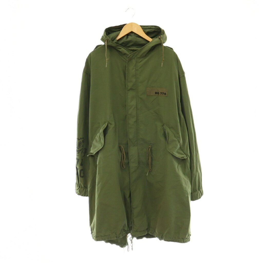 【美品】ヒステリックグラマー　モッズコート　メンズM　ブラック　総柄　ヒスガール 楽天市場】ヒステリックグラマー モッズコートの通販