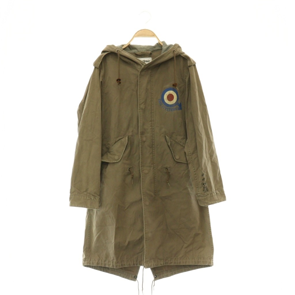 河越　HYSTERIC GLAMOUR ミリタリーウールロングコート 楽天市場】ヒステリックグラマー モッズコートの通販