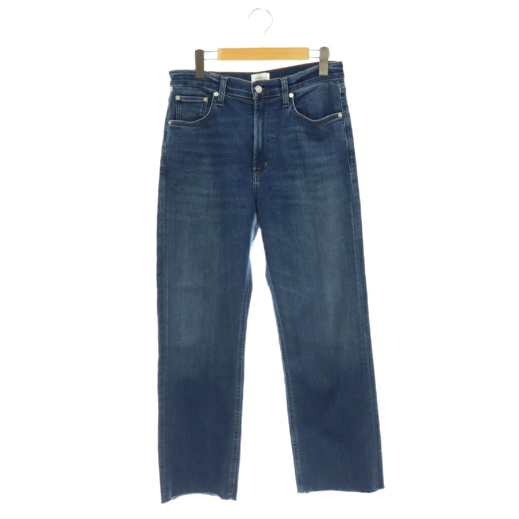 [Used] Citizens of Humanity PALMA STRAIGHT Denim Pants Jeans, Straight Fit, Zipper Fly, Cut-off, Size 28, Blue /DO ■OS Women's [Vector Used Clothing] 260616