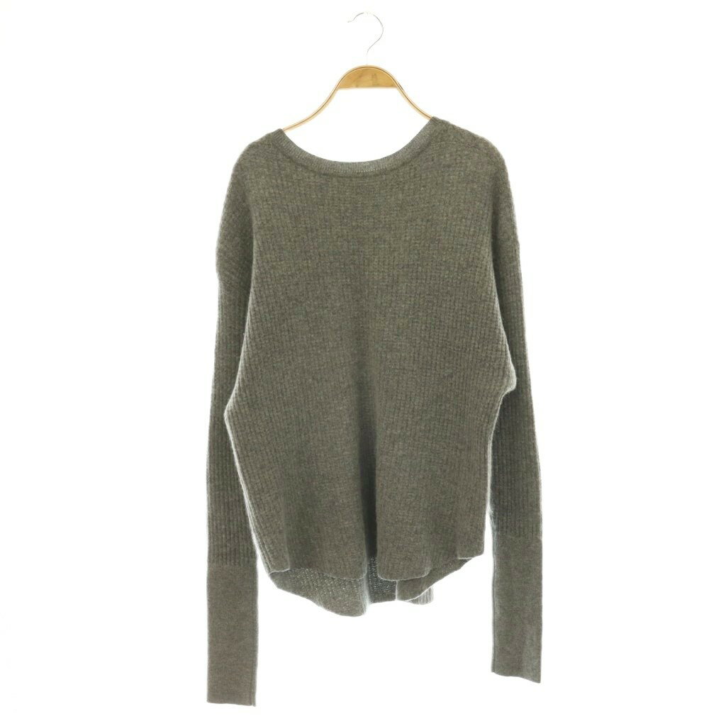 アパルトモン ドゥーズィエムクラス L'Appartement DEUXIEME CLASSE カシミヤ混ニット セーター 長袖 グレー /DO ■OS レディース  260616