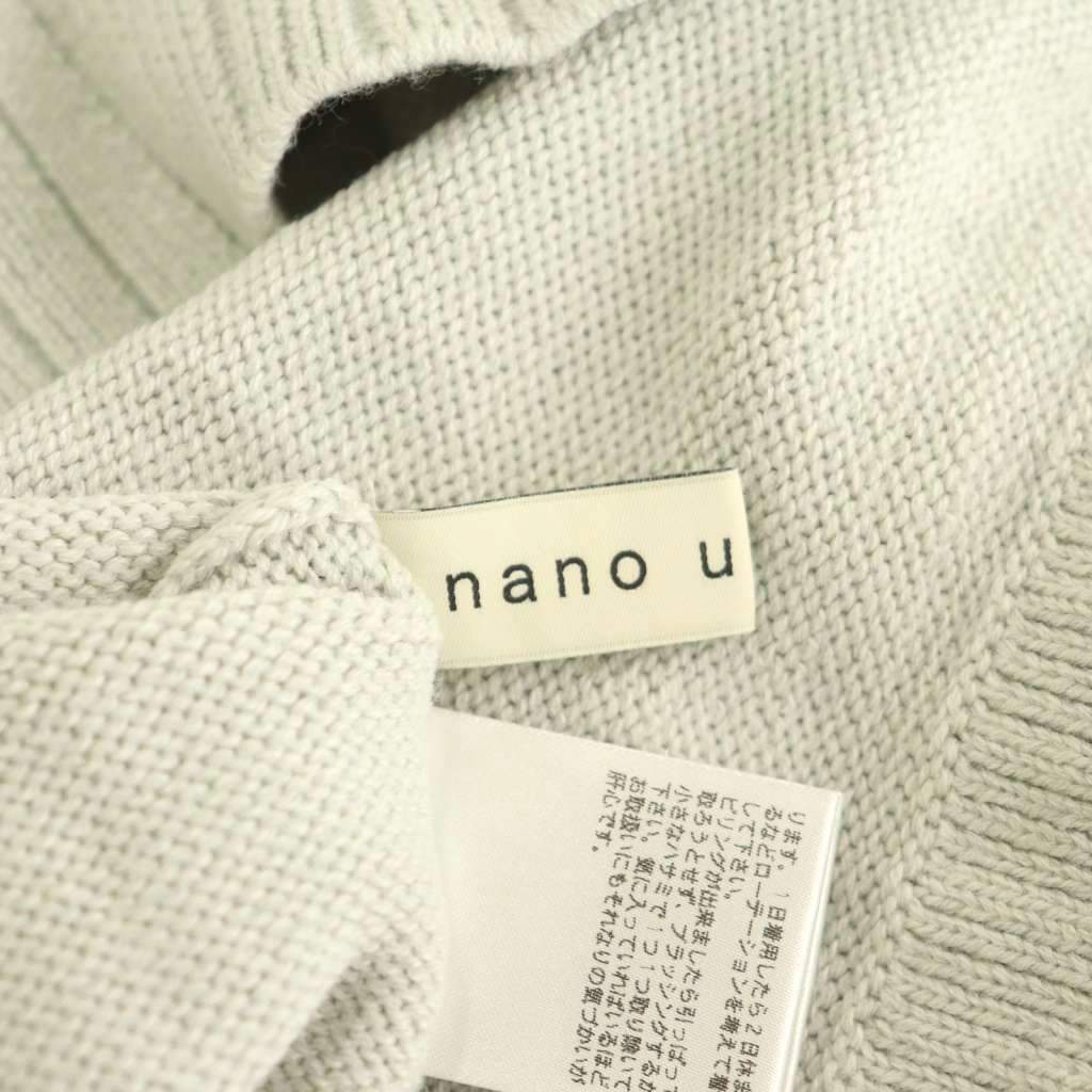 【中古】ナノユニバース nano universe ニット セーター 長袖 F グレー /HK ■OS ■MA レディース 【ベクトル 古着】 260615 auc-vector-21033684 ブランド古着の買取販売ベクトル サンプル画像3