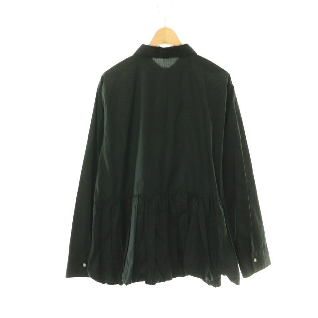 【中古】ミラオーウェン Mila Owen 24AW シャツ衿バルーンヘムチュニック 長袖 0 ブラック /HK ■OS レディース 【ベクトル 古着】 260615 auc-vector-21026340 ブランド古着の買取販売ベクトル サンプル画像2
