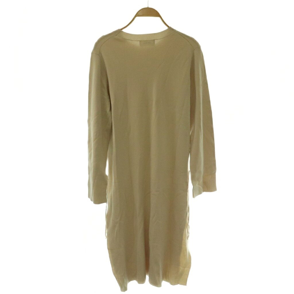 【中古】ミラオーウェン Mila Owen 長袖サイドスリットニットワンピース セーター F ベージュ /SS ■OS ■MA レディース 【ベクトル 古着】 260616 auc-vector-21065639 ブランド古着の買取販売ベクトル サンプル画像2