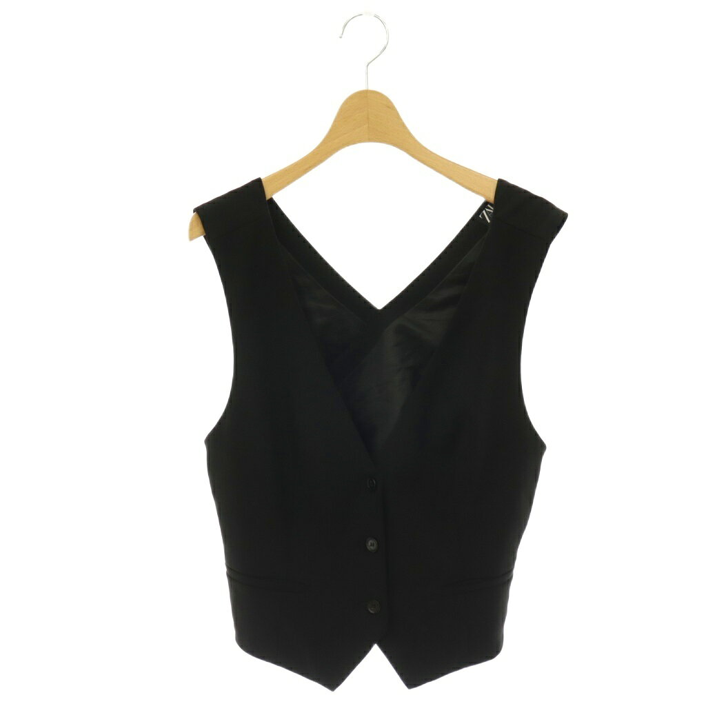 【中古】ザラ ZARA ベスト ジレ M ブラック /HK ■OS レディース 【ベクトル 古着】 260625ブランドザラ ZARA表記サイズM実寸サイズ身幅：43.5cm　着丈：47cm　　素材ポリエステル 裏地：ポリエステル色ブラック状態使用感が少なく、かなり状態の良い商品です。 ※あくまでも中古品ですので掲載写真や記載内容をご確認いただき、ご理解の上ご購入ください。商品のお問い合わせの回答を休止しております。＊各商品ページの商品詳細等をご確認の上ご購入ください。【中古】ザラ ZARA ベスト ジレ M ブラック /HK ■OS レディース 【ベクトル 古着】 260625状態ランク　”A”詳細については、下記および「状態ランクについて」ページをご覧ください。未使用・新品の商品ほぼ新品同様の商品使用感が少なく、かなり状態の良い商品使用感はあるが、傷や汚れの少ない商品使用感の他、傷や汚れが見られる商品かなり大きな傷みがある難あり商品※S〜CランクはUSED品となりますので、使用感をご理解の上でご入札下さい。状態ランクについてinformationブランドザラ ZARA表記サイズM実寸サイズ身幅：43.5cm　着丈：47cm　　素材ポリエステル 裏地：ポリエステル色ブラック状態使用感が少なく、かなり状態の良い商品です。 ※あくまでも中古品ですので掲載写真や記載内容をご確認いただき、ご理解の上ご購入ください。商品のお問い合わせの回答を休止しております。＊各商品ページの商品詳細等をご確認の上ご購入ください。本商品は一点物です他サイトや店舗にて販売している商品です。多少のお時間差にて欠品になることもございます。予めご了承頂ますようお願い致します。ベクトル・サイズガイドはこちらこの商品と同じブランドの商品を見る