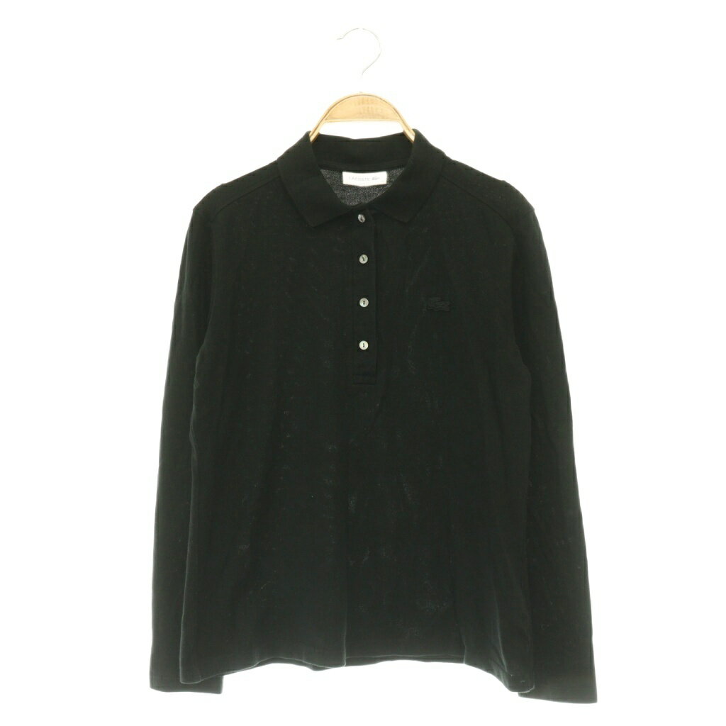 【中古】ラコステ LACOSTE ストレッチポロシャツ 長袖 ロゴワッペン 38 ブラック /MY ■OS レディース 【ベクトル 古着】 260626ブランドラコステ LACOSTE表記サイズ38実寸サイズ肩幅：39cm　身幅：46cm　着丈：58cm　袖丈：57cm　　素材本体 綿 ポリウレタン 襟リブ 綿 ナイロン色ブラック状態色あせ、薄汚れがありますがその他に目立ったダメージはなく、問題なくご使用いただける商品です。 ※あくまでも中古品ですので掲載写真や記載内容をご確認いただき、ご理解の上ご購入ください。備考・(株)ラコステジャパン商品のお問い合わせの回答を休止しております。＊各商品ページの商品詳細等をご確認の上ご購入ください。【中古】ラコステ LACOSTE ストレッチポロシャツ 長袖 ロゴワッペン 38 ブラック /MY ■OS レディース 【ベクトル 古着】 260626状態ランク　”AB”詳細については、下記および「状態ランクについて」ページをご覧ください。未使用・新品の商品ほぼ新品同様の商品使用感が少なく、かなり状態の良い商品使用感はあるが、傷や汚れの少ない商品使用感の他、傷や汚れが見られる商品かなり大きな傷みがある難あり商品※S〜CランクはUSED品となりますので、使用感をご理解の上でご入札下さい。状態ランクについてinformationブランドラコステ LACOSTE表記サイズ38実寸サイズ肩幅：39cm　身幅：46cm　着丈：58cm　袖丈：57cm　　素材本体 綿 ポリウレタン 襟リブ 綿 ナイロン色ブラック状態色あせ、薄汚れがありますがその他に目立ったダメージはなく、問題なくご使用いただける商品です。 ※あくまでも中古品ですので掲載写真や記載内容をご確認いただき、ご理解の上ご購入ください。備考・(株)ラコステジャパン商品のお問い合わせの回答を休止しております。＊各商品ページの商品詳細等をご確認の上ご購入ください。本商品は一点物です他サイトや店舗にて販売している商品です。多少のお時間差にて欠品になることもございます。予めご了承頂ますようお願い致します。ベクトル・サイズガイドはこちらこの商品と同じブランドの商品を見る