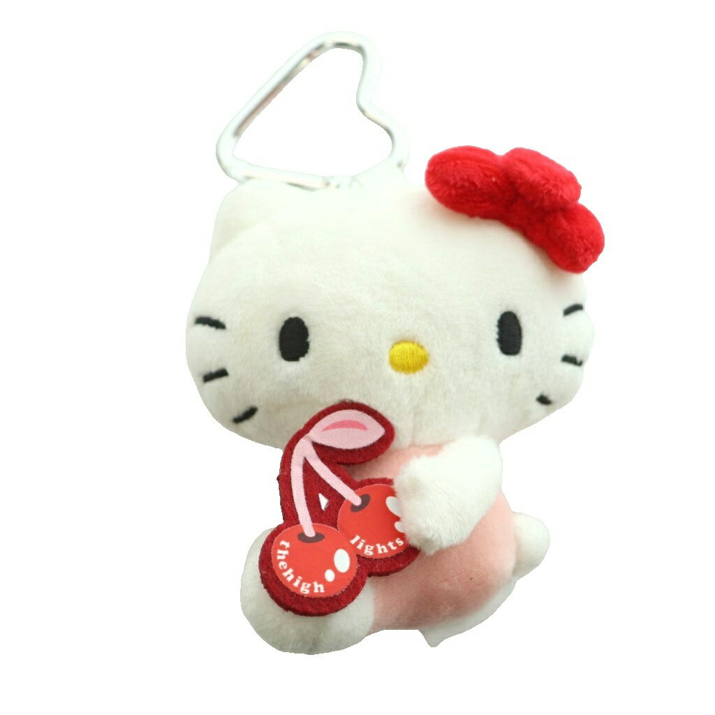 ザハイライツ thehighlights × HELLO KITTYソフトトイ チャーム チェリー soft-toy charm cherry キーホルダー 白 ホワイト ピンク /SS ■OS レディース  260622
