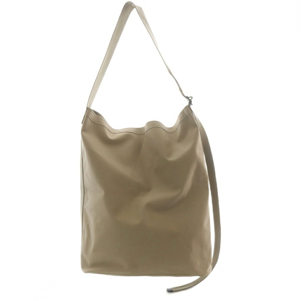 ハイク HYKE COTTON MILITARY BAG ビッグバッグ CHACOLI ショルダーバッグ 茶色 ブラウン /SR ■SH レディース  260625
