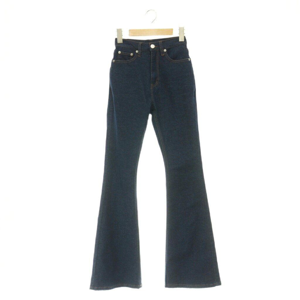 [Used] Solni SOLNI Butt-Flattering Denim Jeans, Size 23, Navy /MY ■OS Women's [Vector Used Clothing] 260623