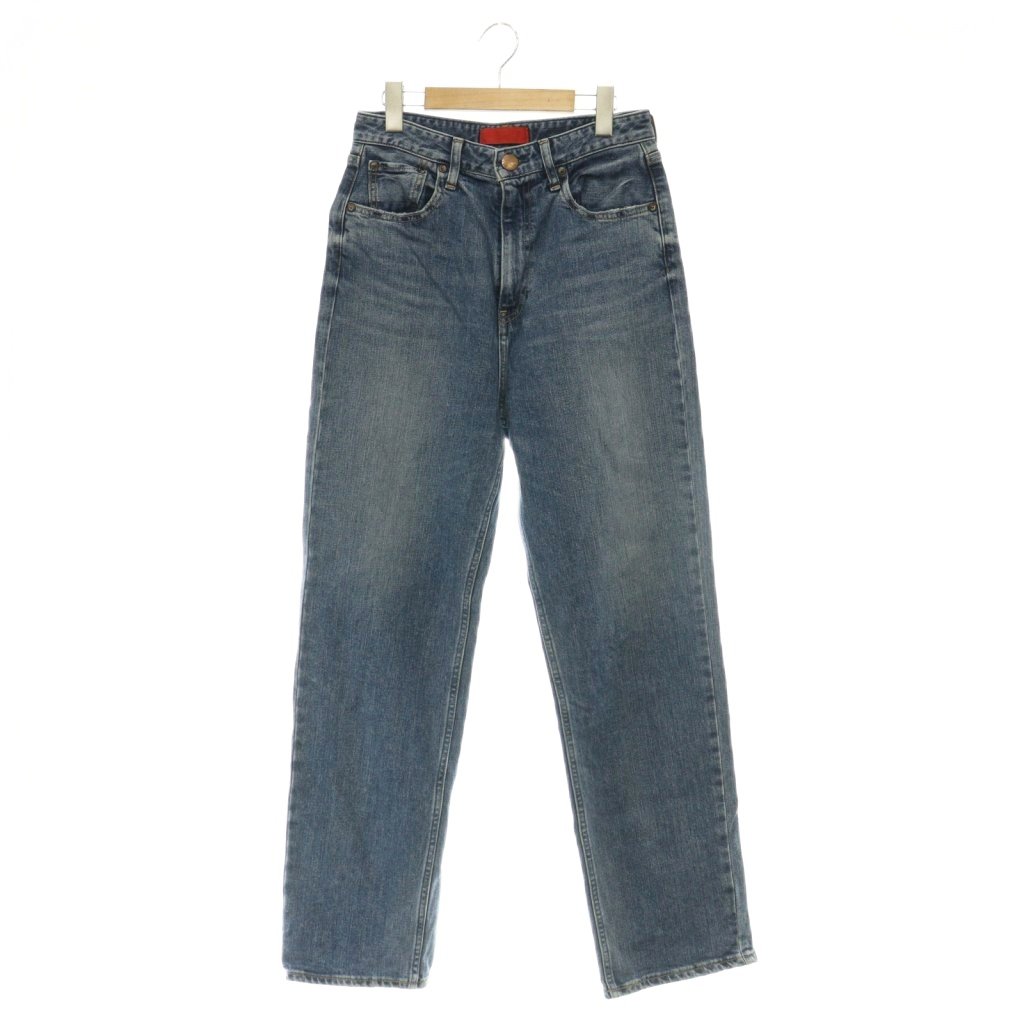 [Used] RED CARD 122490 one day denim pants jeans tapered distressed finish size 26 blue /MY ■OS Women's [Vector Used Clothing] 260627