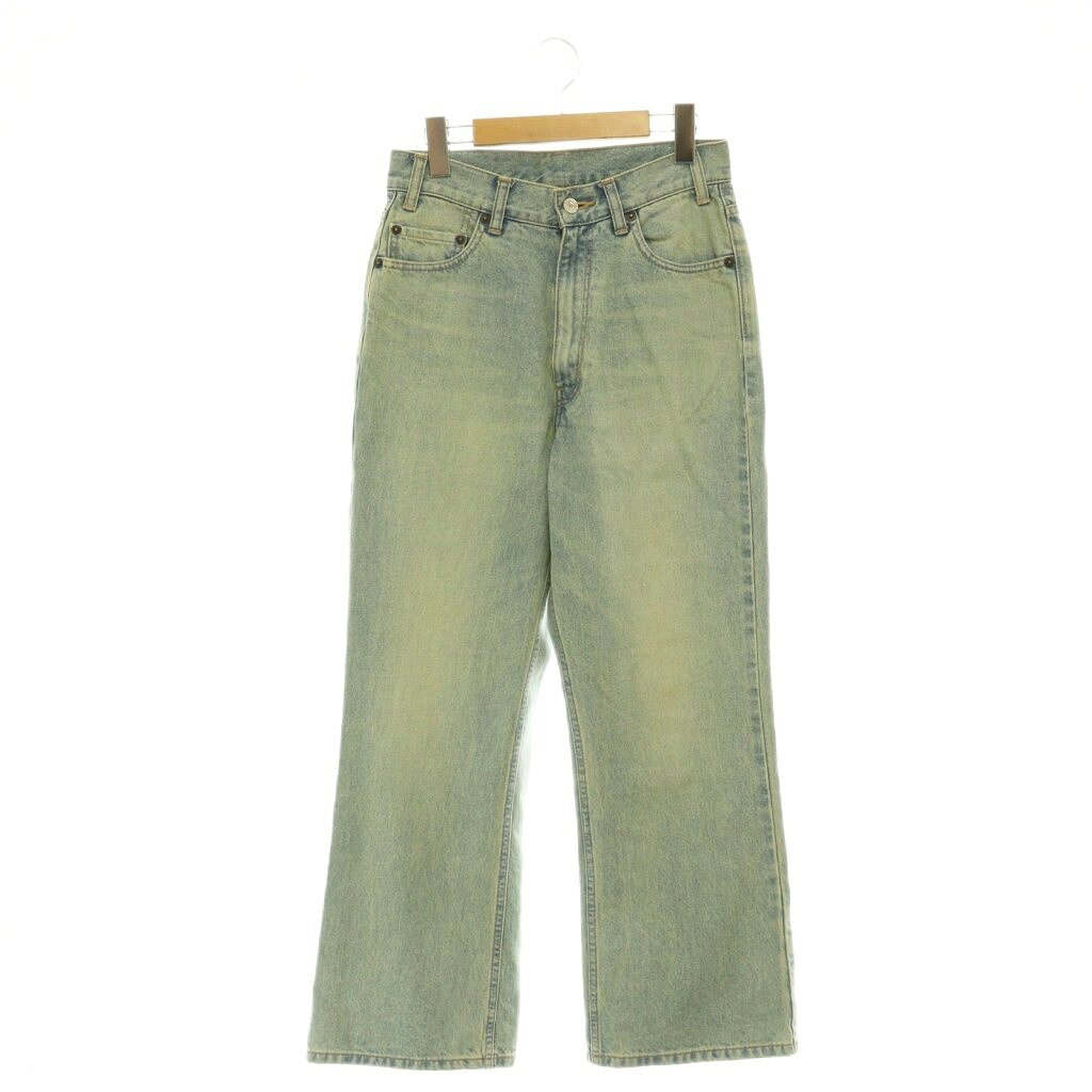 [Used] B&Y United Arrows BEAUTY&YOUTH Cotton Denim Pants Jeans Straight XS Light Blue Ivory /ES ■OS Women's [Vector Used Clothing] 260629