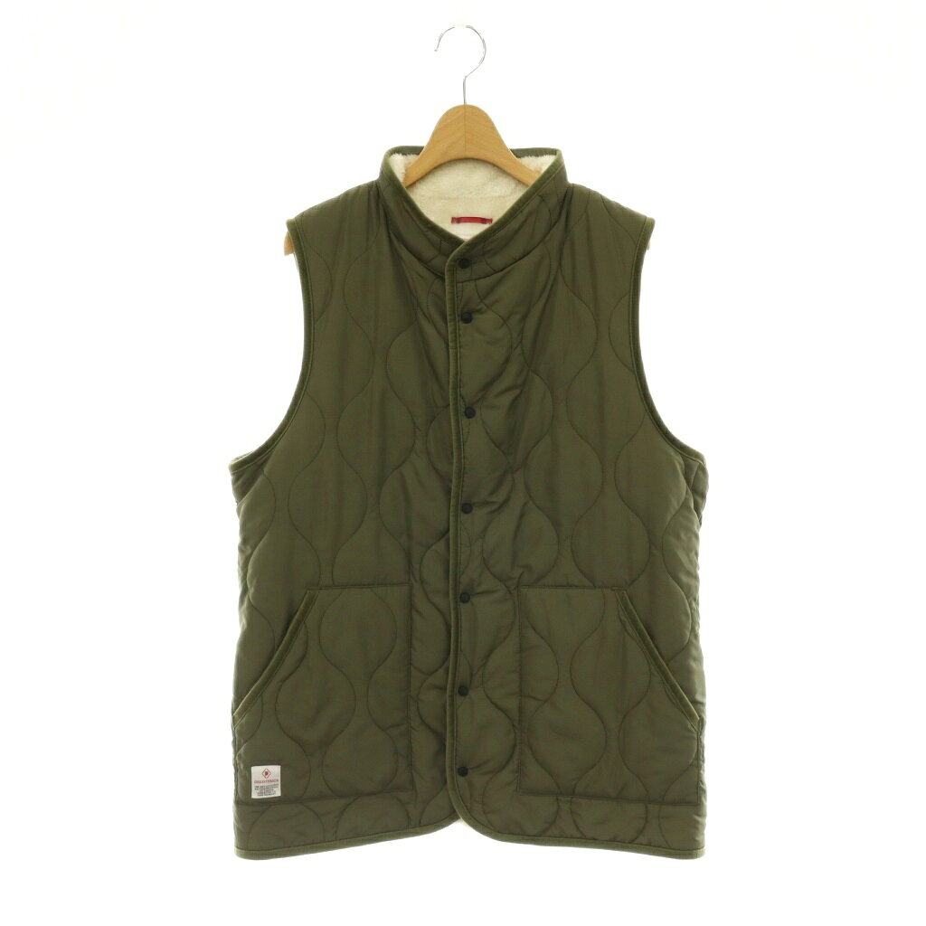 【中古】ドレステリア DRESSTERIOR リバーシブル キルティングボア ベスト L 白 ホワイト カーキ /MI ■OS レディース 【ベクトル 古着】 260630 auc-vector-21083852 ブランド古着の買取販売ベクトル サンプル画像2