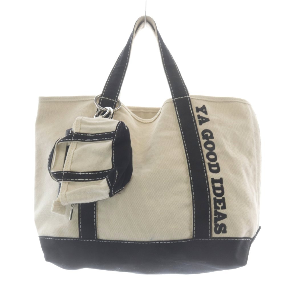 YA GOOD IDEAS BIG&MINI TOTE M バッグ Framework別注 トートバッグ ハンドバッグ ベージュ 黒 ブラック /SR レディース  260626