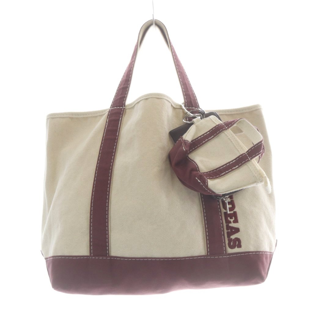 YA GOOD IDEAS BIG&MINI TOTE M バッグ Framework別注 トートバッグ 紫 パープル 白 ホワイト /SR レディース  260626