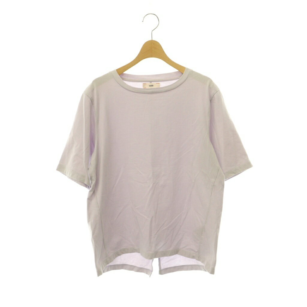 アンフィル unfil organic cotton jersey basic Tee Tシャツ カットソー 半袖 1 ライトパープル /ES ■OS レディース  260629