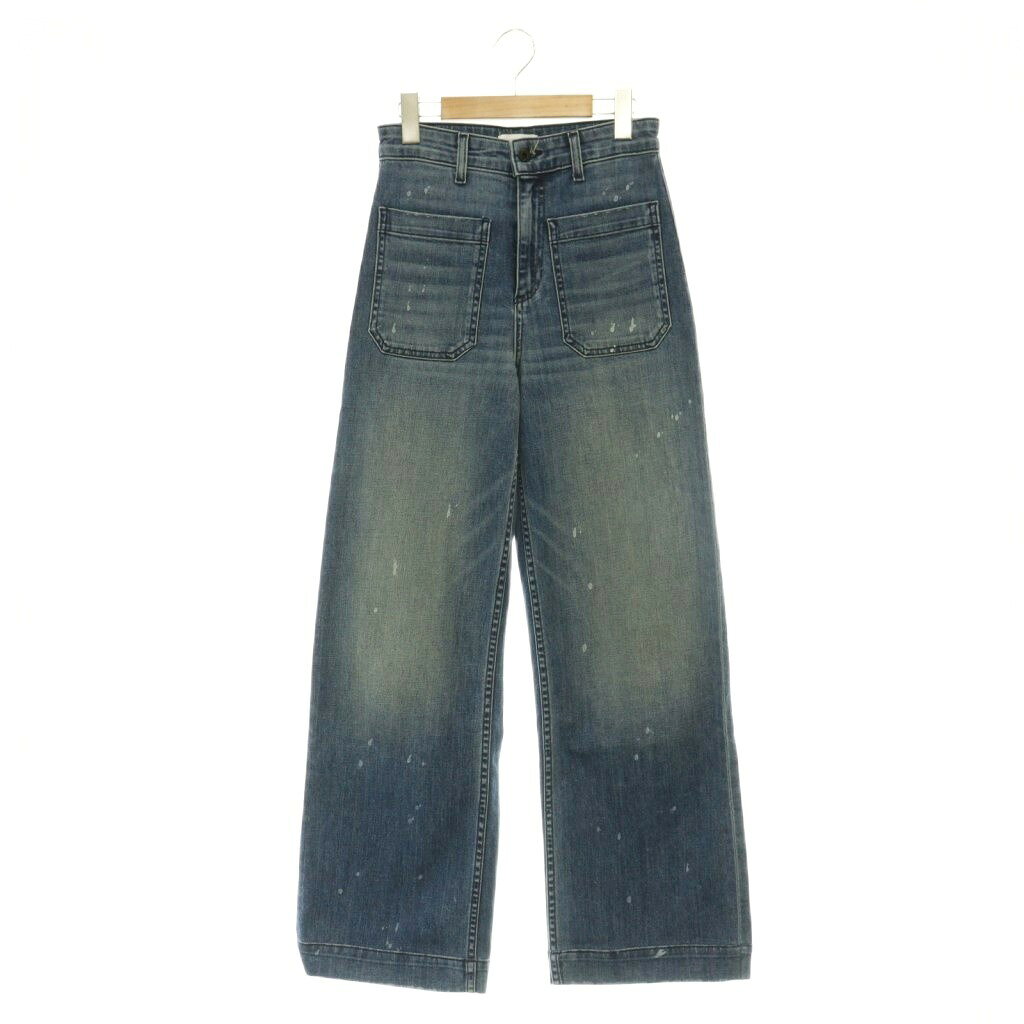 [Used] ASKK NY JEANS SAILOR PANT Denim Pants Jeans Painted Distressed Finish LAppartement Item Size 26 Blue /MY ■OS ■SH Women's [Vector Used Clothing] 260627