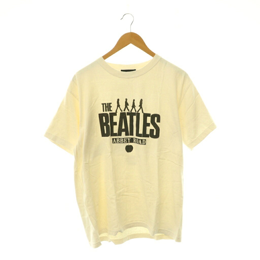 グッドロックスピード GOOD ROCK SPEED THE BEATLES TEE ABBEY ROAD Tシャツ アパルトモン取扱い カットソー 半袖 F オフホワイト ブラック /DO ■OS レディース  260630