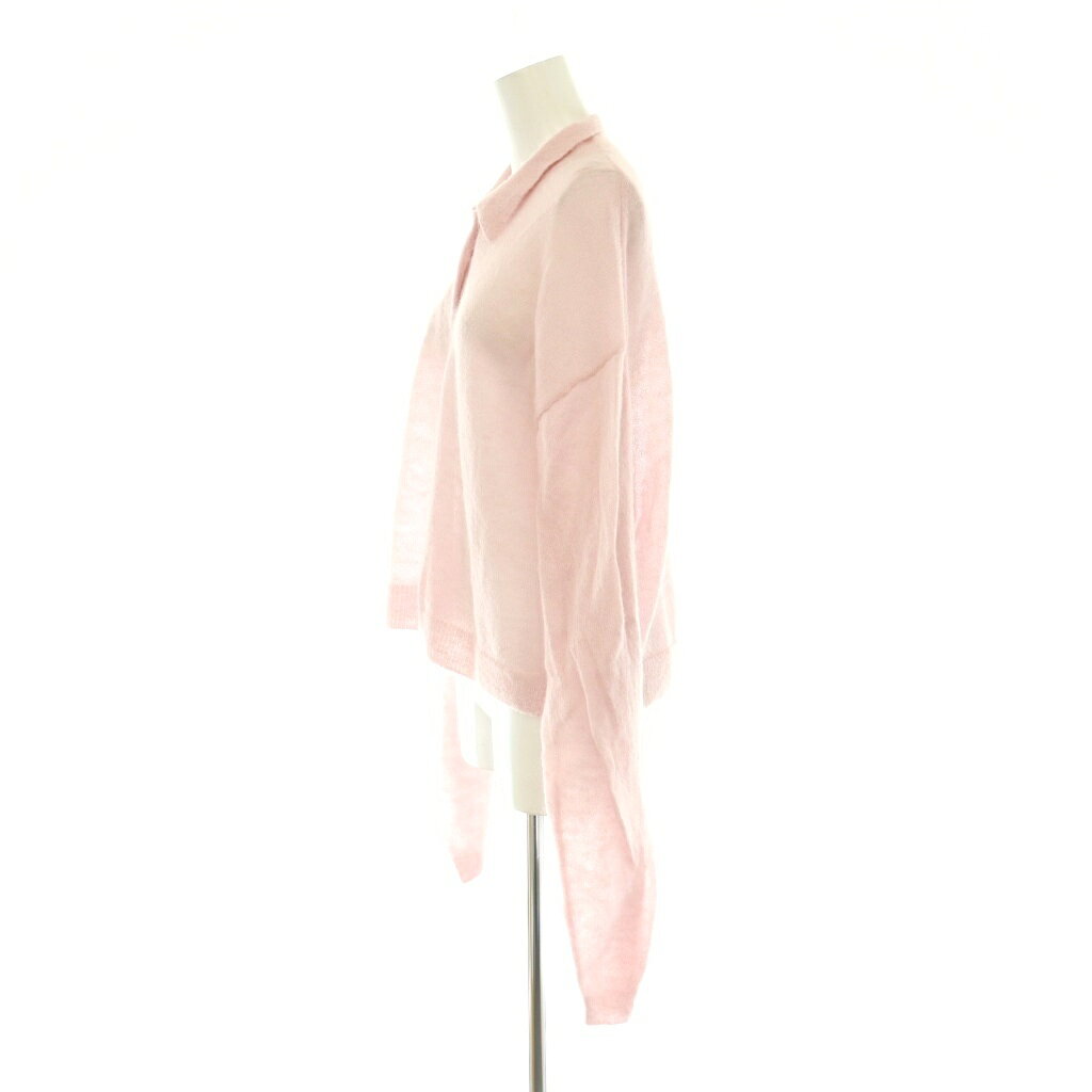 【中古】ミラオーウェン Mila Owen 25AW モヘア混シアーポロニットプルオーバー セーター 長袖 0 ピンク /HS ■OS レディース 【ベクトル 古着】 260701 auc-vector-21072105 ブランド古着の買取販売ベクトル サンプル画像3