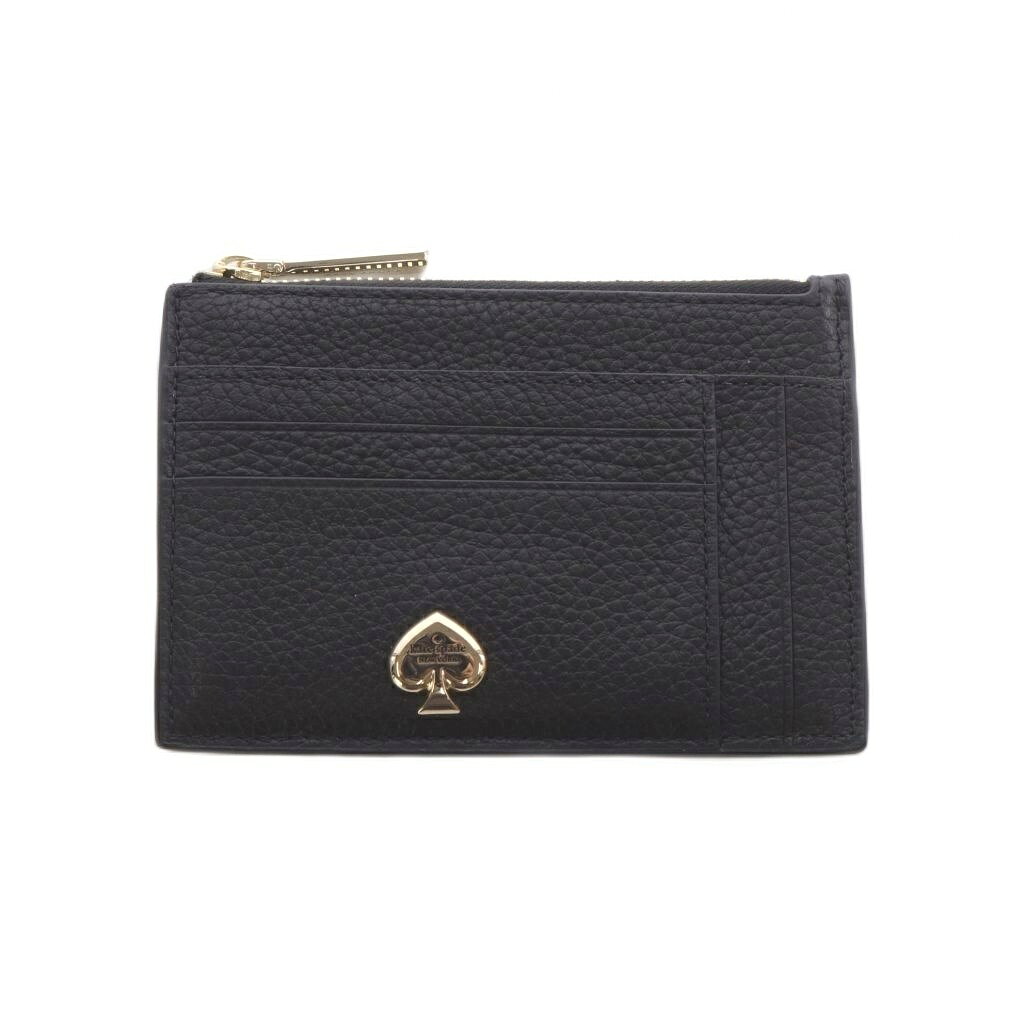 【中古】ケイトスペード KATE SPADE 財布 カードケース 小銭入れ ウォレット 黒 ブ...