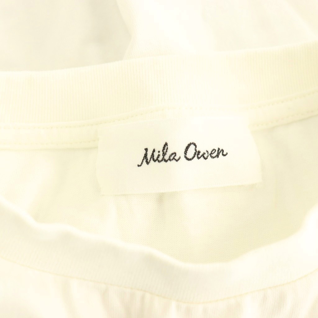 【中古】ミラオーウェン Mila Owen Tシャツ カットソー 半袖 コットン 0 白 ホワイト /NR ■OS ■MA レディース 【ベクトル 古着】 260704 auc-vector-21088946 ブランド古着の買取販売ベクトル サンプル画像3